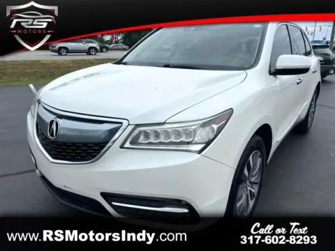 White 2016 Acura MDX 3.5L for sale in Indianapolis, IN