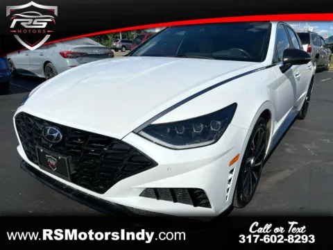 White 2021 Hyundai Sonata Limited for sale in Indianapolis, IN