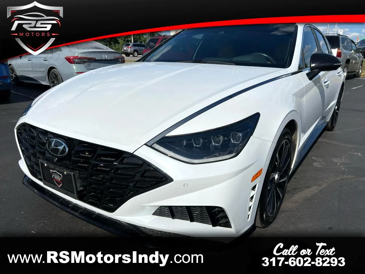 White 2021 Hyundai Sonata Limited for sale in Indianapolis, IN