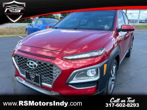Red 2021 Hyundai Kona Limited for sale in Indianapolis, IN