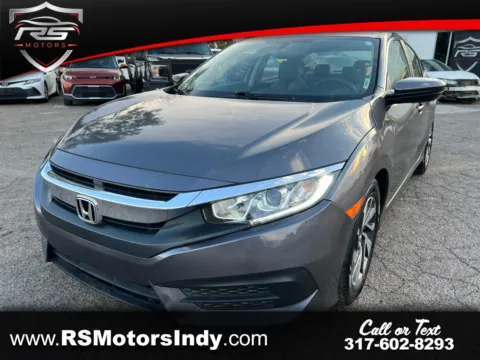 Gray 2018 Honda Civic EX for sale in Indianapolis, IN