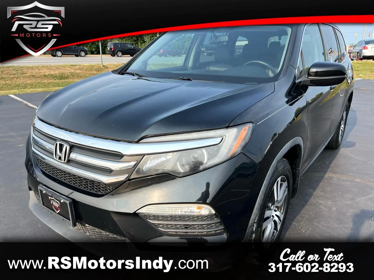 Black 2017 Honda Pilot EX-L for sale in Indianapolis, IN