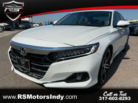 White 2021 Honda Accord Touring 2.0T for sale in Indianapolis, IN