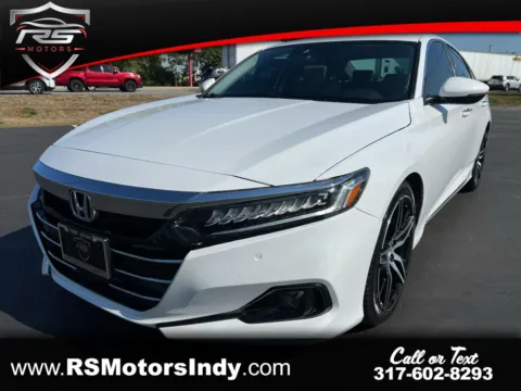 White 2021 Honda Accord Touring 2.0T for sale in Indianapolis, IN
