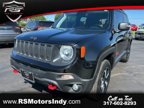 Black 2019 Jeep Renegade Trailhawk for sale in Indianapolis, IN