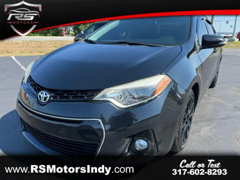 Black 2016 Toyota Corolla S for sale in Indianapolis, IN
