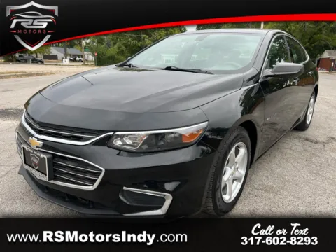 Black 2016 Chevrolet Malibu LS for sale in Indianapolis, IN