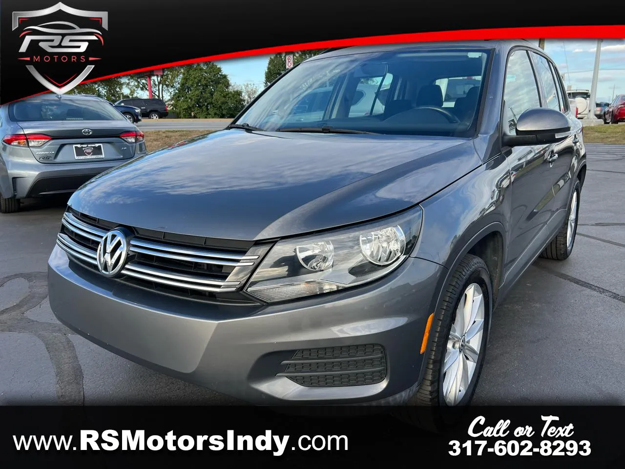 Gray 2017 Volkswagen Tiguan Limited 2.0T for sale in Indianapolis, IN
