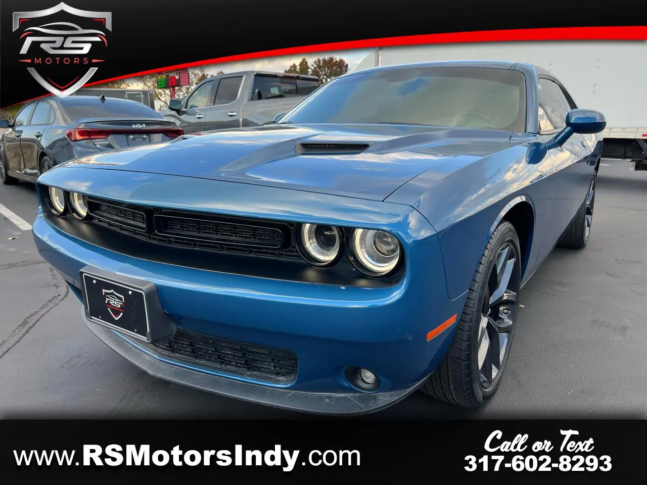 Blue 2022 Dodge Challenger SXT for sale in Indianapolis, IN