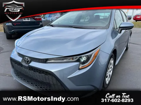 Blue 2022 Toyota Corolla LE for sale in Indianapolis, IN