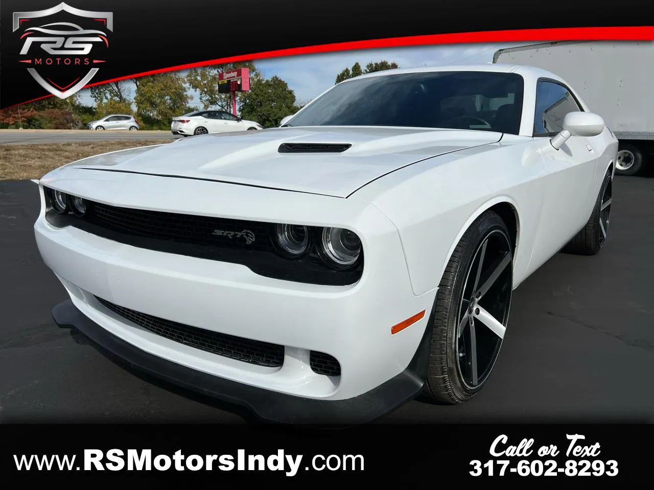White 2015 Dodge Challenger SXT for sale in Indianapolis, IN