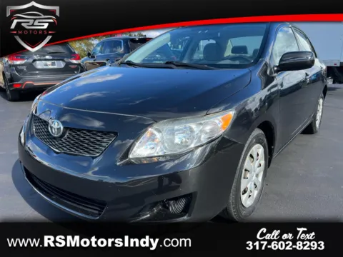 Black 2009 Toyota Corolla LE for sale in Indianapolis, IN