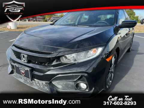 Black 2021 Honda Civic EX for sale in Indianapolis, IN