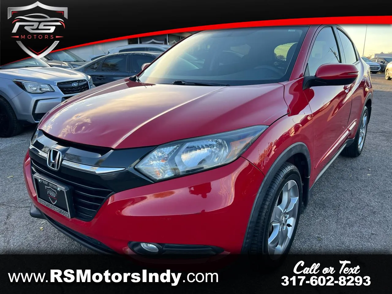 Red 2017 Honda HR-V EX for sale in Indianapolis, IN