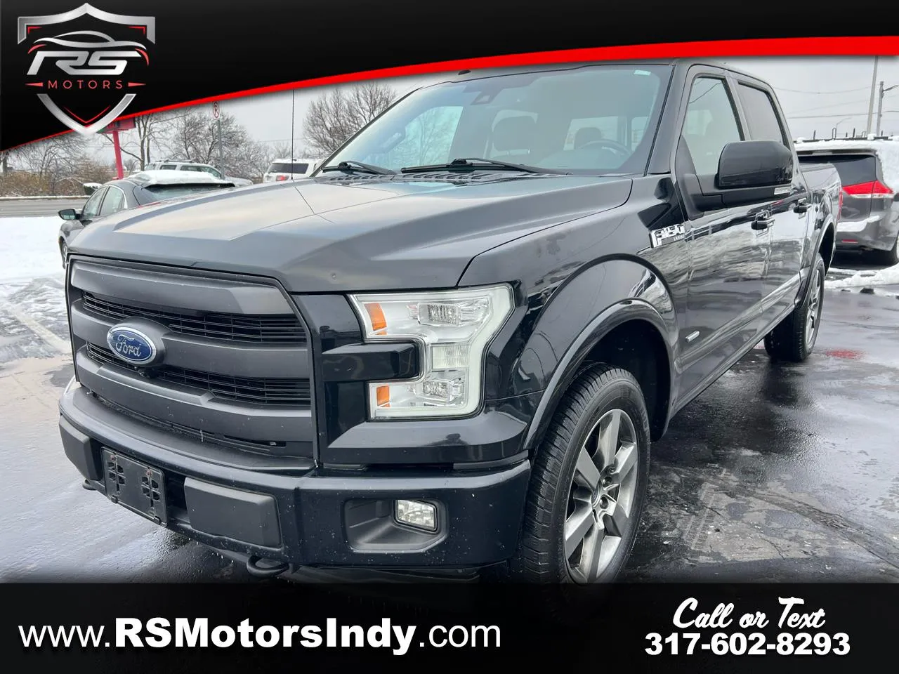 Black 2017 Ford F-150 Limited for sale in Indianapolis, IN