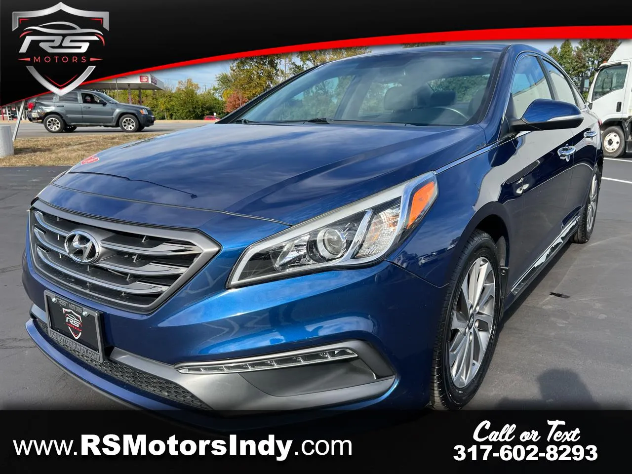 Blue 2017 Hyundai Sonata Sport for sale in Indianapolis, IN