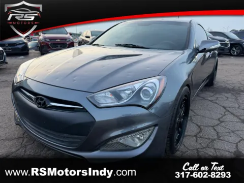 Gray 2015 Hyundai Genesis Coupe 3.8 for sale in Indianapolis, IN