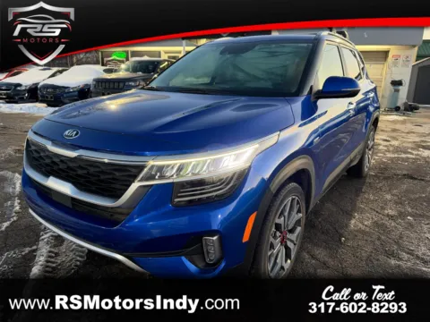 Blue 2021 Kia Seltos SX for sale in Indianapolis, IN