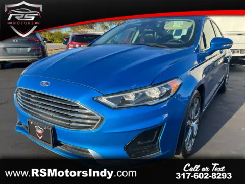 Blue 2020 Ford Fusion SEL for sale in Indianapolis, IN