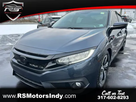 Blue 2016 Honda Civic Touring for sale in Indianapolis, IN