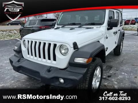 White 2021 Jeep Wrangler Unlimited Sport RHD for sale in Indianapolis, IN