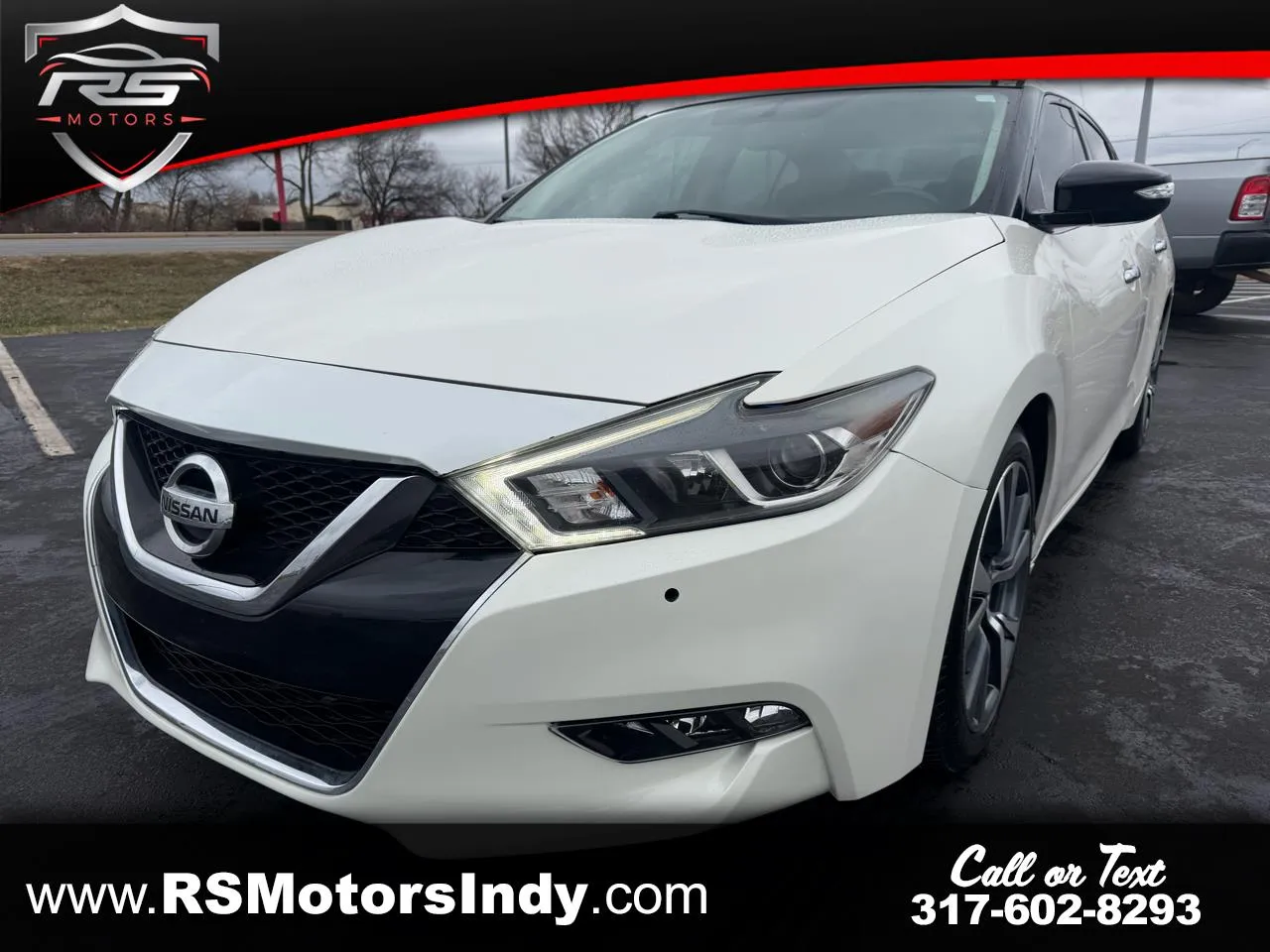 White 2018 Nissan Maxima 3.5 SL for sale in Indianapolis, IN