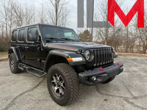Black 2020 Jeep Wrangler Unlimited Rubicon for sale in Indianapolis, IN