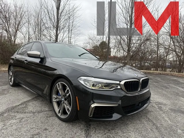 Black 2018 BMW 5 Series M550i xDrive for sale in Indianapolis, IN