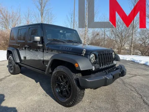 Black 2016 Jeep Wrangler Unlimited Willys for sale in Indianapolis, IN