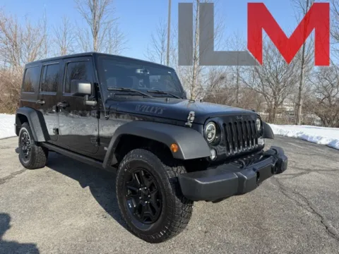 Black 2016 Jeep Wrangler Unlimited Willys for sale in Indianapolis, IN