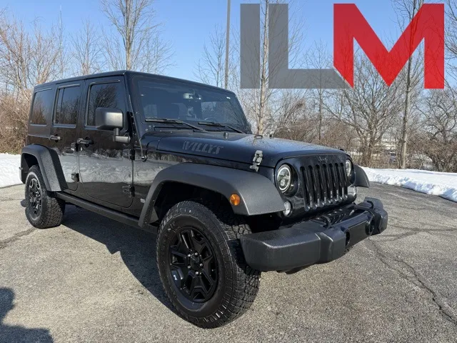 Black 2016 Jeep Wrangler Unlimited Willys for sale in Indianapolis, IN