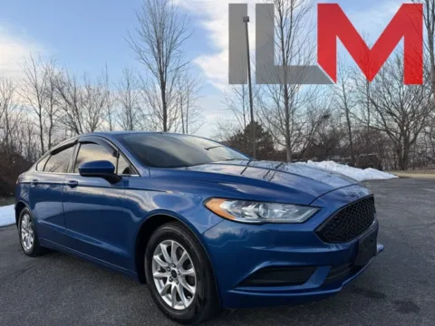 Blue 2017 Ford Fusion S for sale in Indianapolis, IN