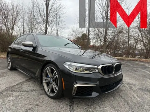 Black 2018 BMW 5 Series M550i xDrive for sale in Indianapolis, IN