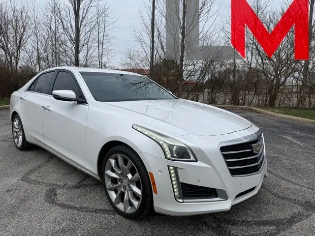 White 2016 Cadillac CTS 2.0L Turbo Premium for sale in Indianapolis, IN