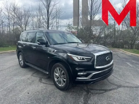 Black 2018 INFINITI QX80 for sale in Indianapolis, IN