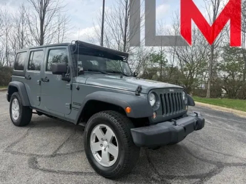 Gray 2014 Jeep Wrangler Unlimited Sport for sale in Indianapolis, IN