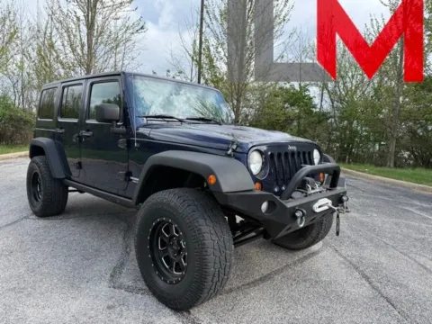 Blue 2013 Jeep Wrangler Unlimited Rubicon for sale in Indianapolis, IN