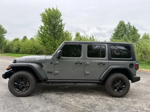 Another view of 2022 Jeep Wrangler Unlimited Willys for sale in Indianapolis, IN at Indy Luxury Motorsports