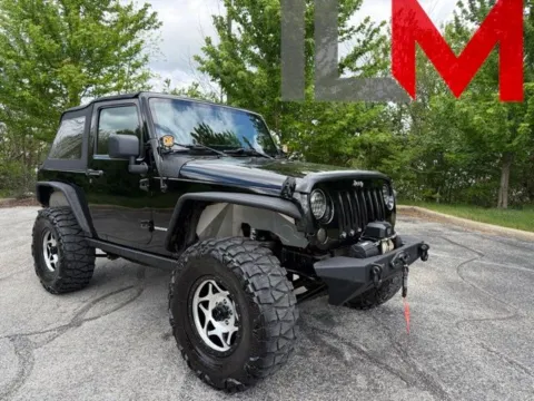 Black 2014 Jeep Wrangler Rubicon for sale in Indianapolis, IN