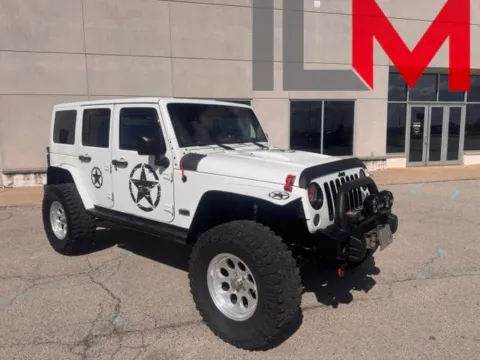White 2014 Jeep Wrangler Unlimited Sahara for sale in Indianapolis, IN