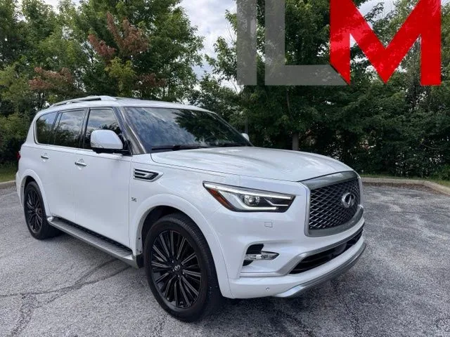 White 2020 INFINITI QX80 Limited for sale in Indianapolis, IN