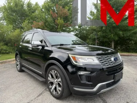 Black 2018 Ford Explorer Platinum for sale in Indianapolis, IN