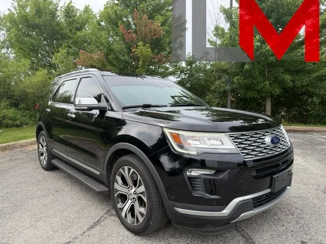 Black 2018 Ford Explorer Platinum for sale in Indianapolis, IN