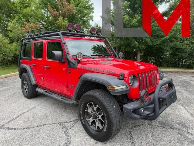 Red 2018 Jeep Wrangler Unlimited Rubicon for sale in Indianapolis, IN