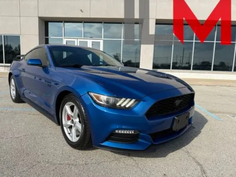 Blue 2017 Ford Mustang V6 for sale in Indianapolis, IN