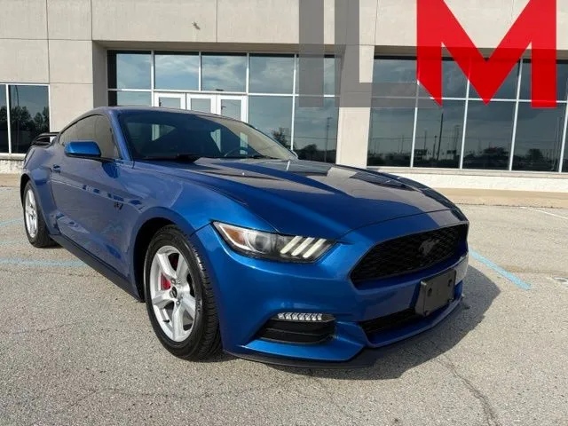 Blue 2017 Ford Mustang V6 for sale in Indianapolis, IN