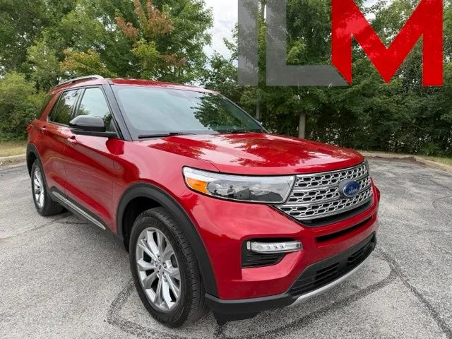 Red 2020 Ford Explorer Limited for sale in Indianapolis, IN