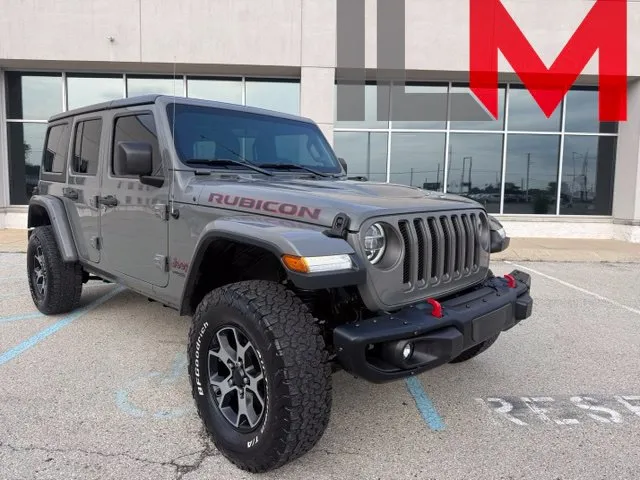 Gray 2019 Jeep Wrangler Unlimited Rubicon for sale in Indianapolis, IN