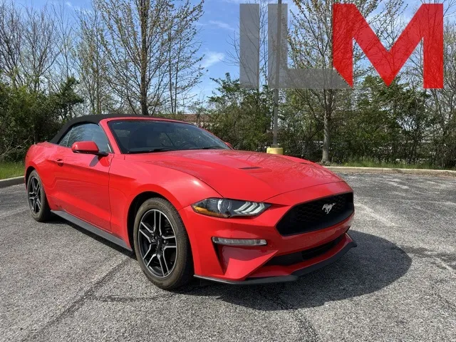 Red 2020 Ford Mustang EcoBoost Premium for sale in Indianapolis, IN