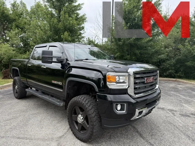 Black 2017 GMC Sierra 2500HD SLT for sale in Indianapolis, IN